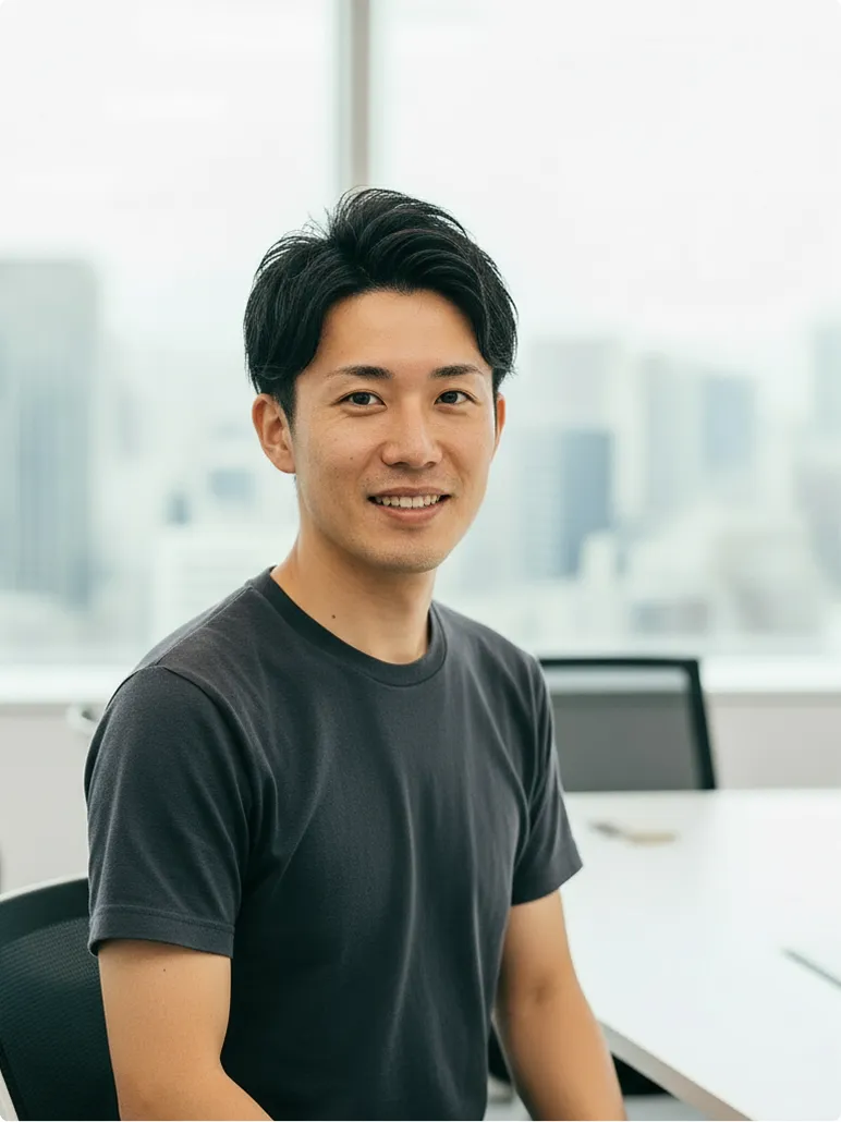 先輩社員：T.Mさんの写真